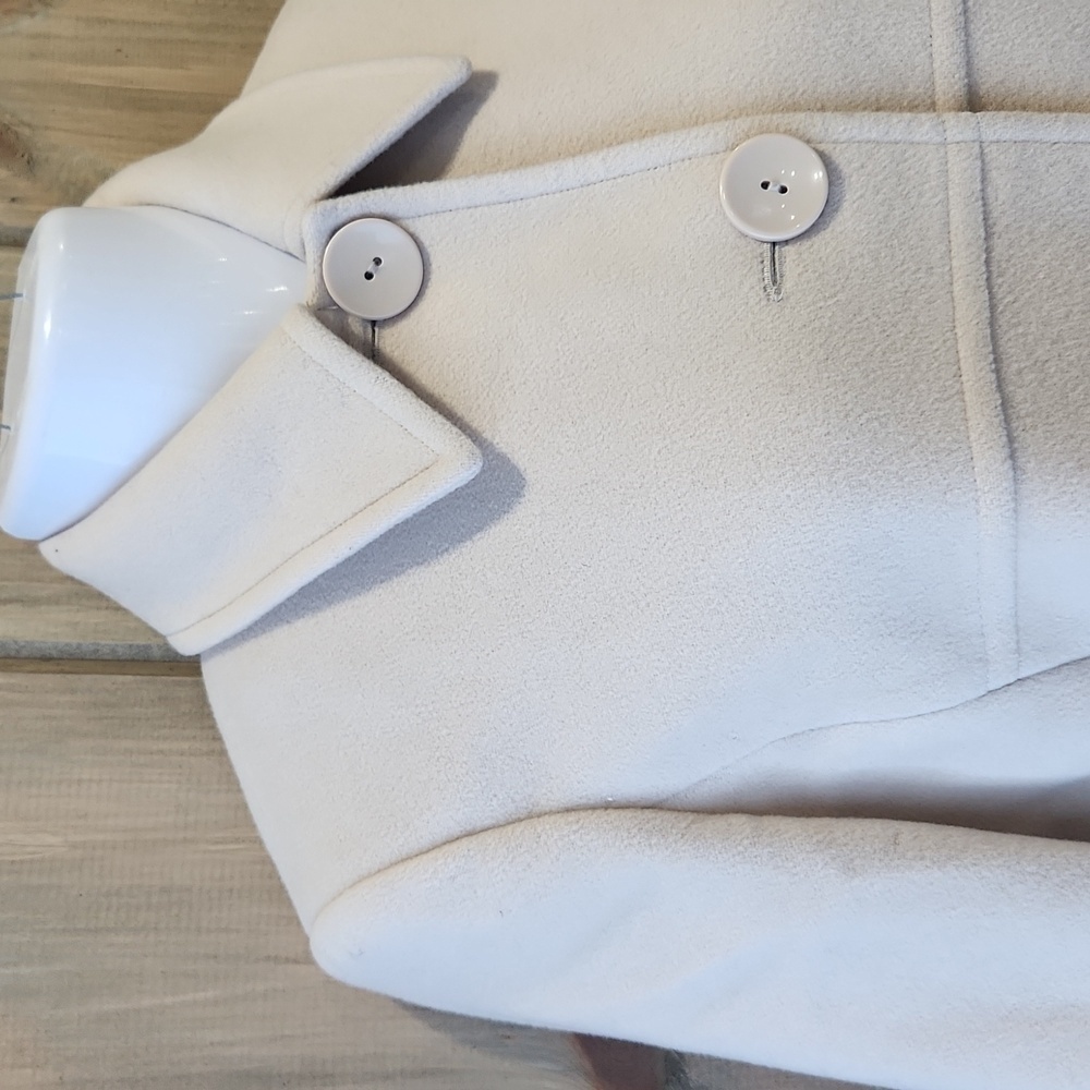 Braefair long wool coat , Sz 6 vintage, trench, fully lined - Picture 2 of 10